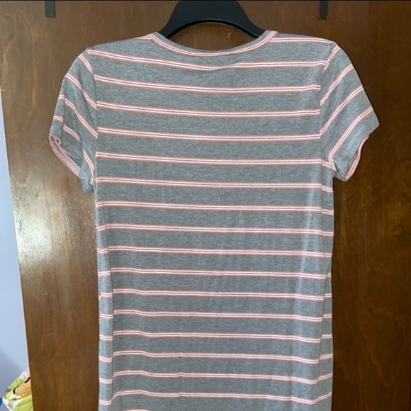 Striped T-Shirt Dress - Picture 2 of 5